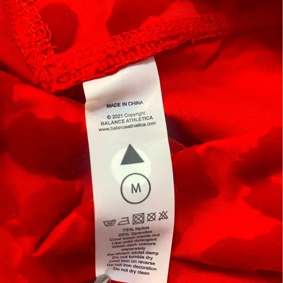 Balance Athletica Vitality Red Suede Leopard Legging - Picture 4 of 4